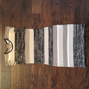 New York & Company Striped Sleeveless Sweater Dress Sz M